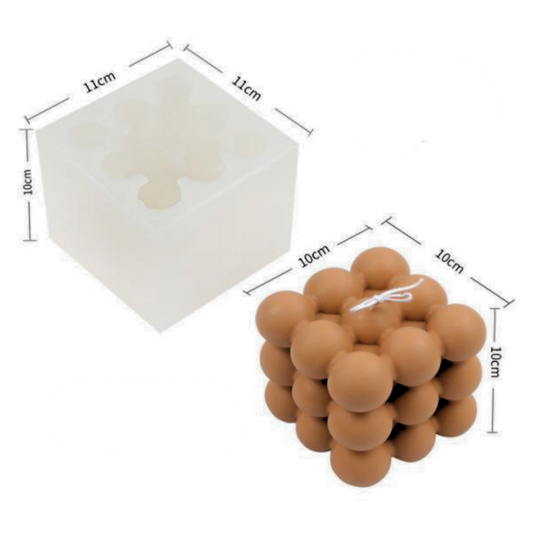 Gietmal Kubus Bolletjes Groot