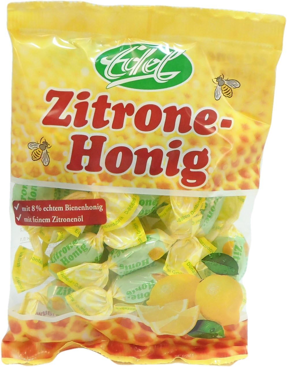 Honingbonbons met citroen
