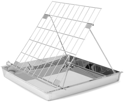 Ontzegelbak RVS tafel model