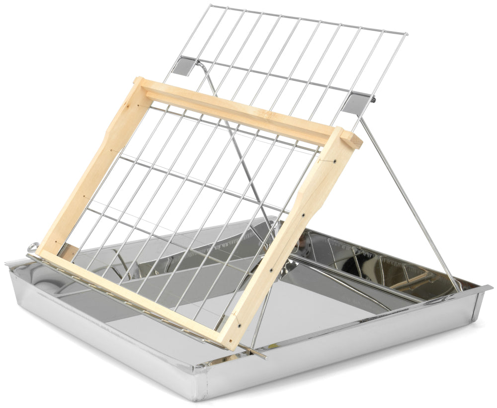 Ontzegelbak RVS tafel model