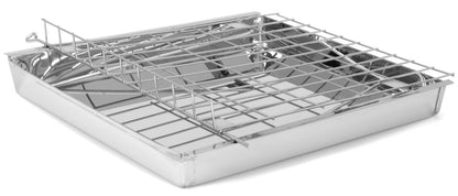 Ontzegelbak RVS tafel model